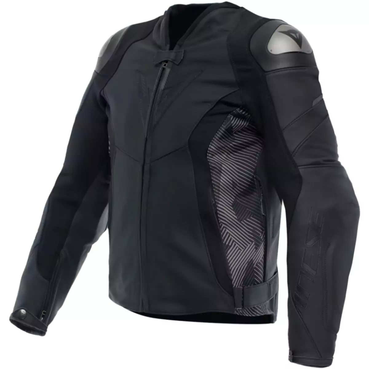 Blouson Dainese Avro 5 Pelle Noir Anthracite - Blouson Moto Cuir
