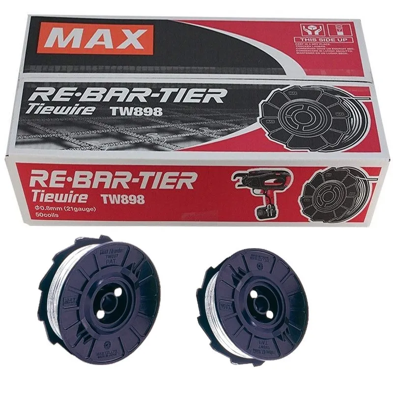 Bobine de Fil REBARTIER TW898 en acier brut 0.8mm 95ML 