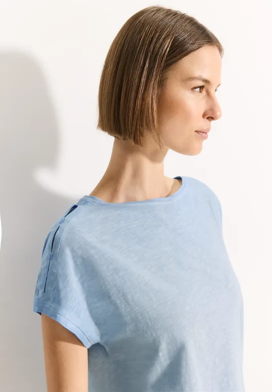CECIL T-shirt en fil flammé 