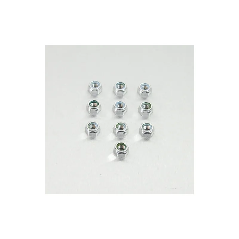 Ecrou Nylstop Aluminium M8 x 1.25mm | Pack x10