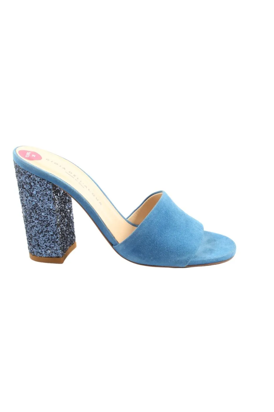 Gioia Dell‘Acqua Mule à talon bleu élégant