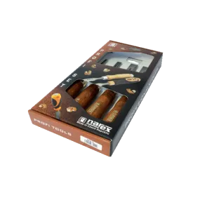 Jeu de 4 ciseaux à bois de menuisier PREMIUM