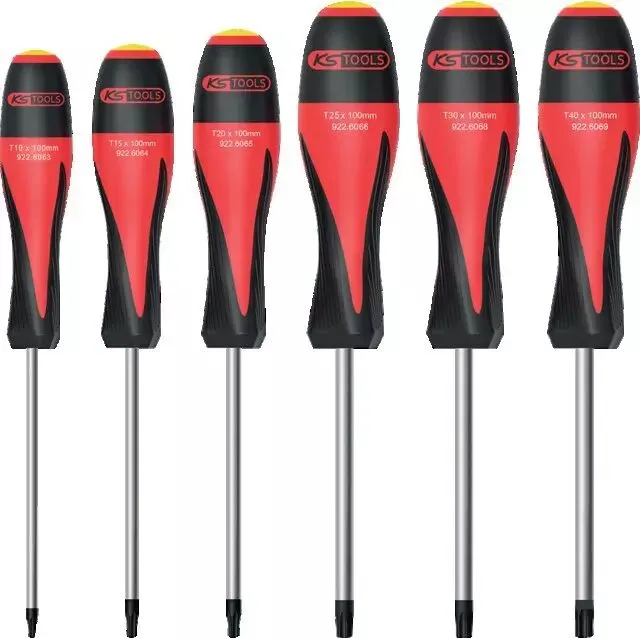 Jeu de 6 tournevis ULTIMATE TORX KS TOOLS