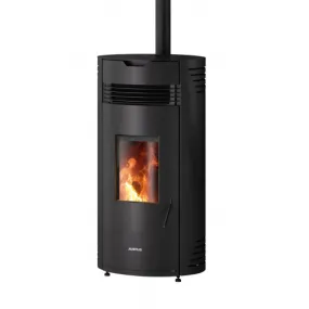 Justus Poêle à granulés Norta Acier Noir - 2,4-8,0 kW
