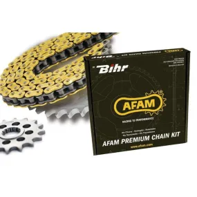 Kit chaîne AFAM 520XRR3 14/44 renforcée - couronne standard