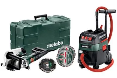 METABO Rainureuse à béton MFE 40 1900w + Aspirateur ASR 35 M ACP