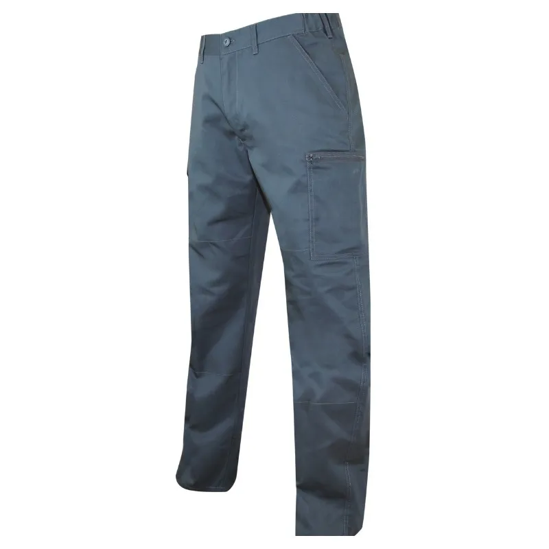 Pantalon de Travail Homme Multipoches Vert Scie - LMA