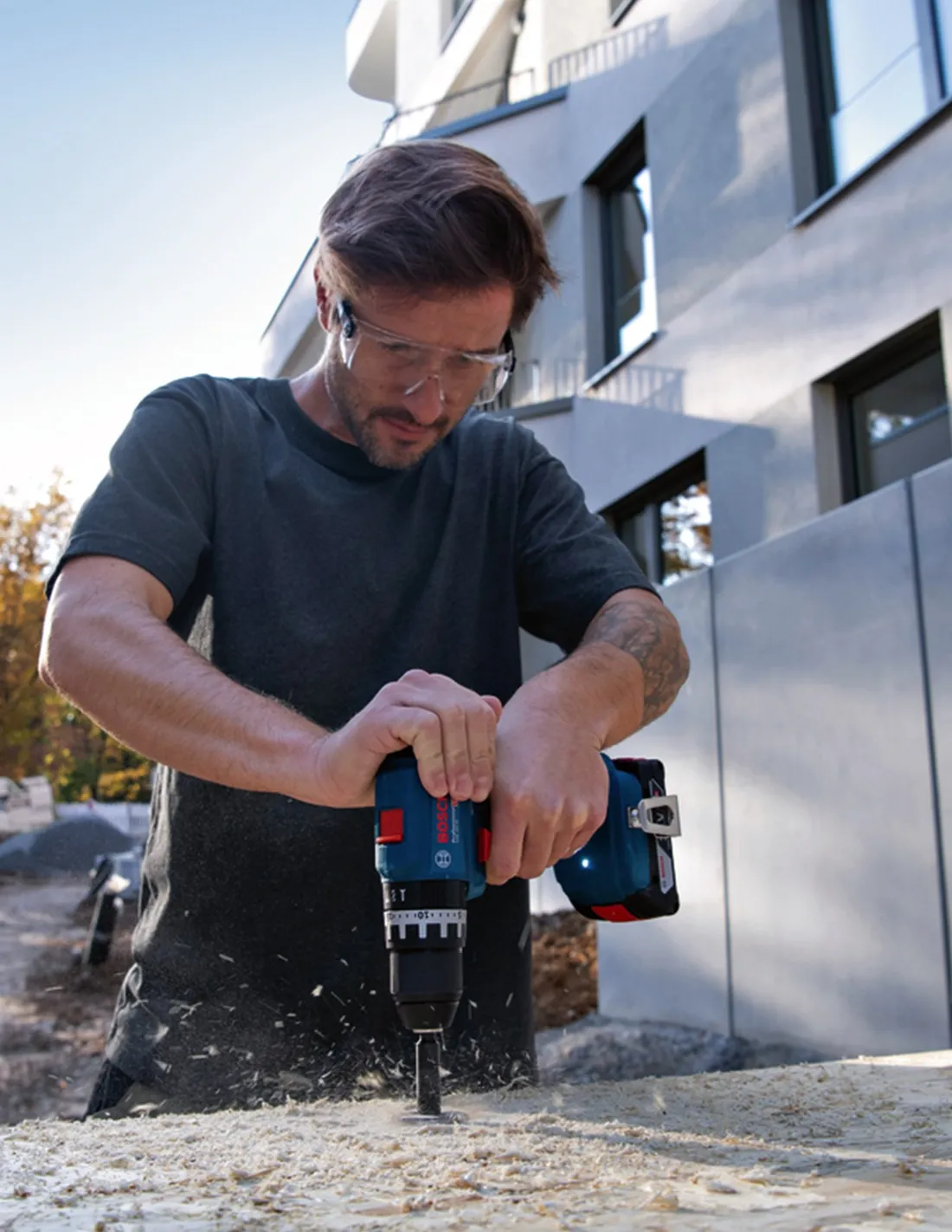 Perceuse à Percussion BOSCH GSB 18V-45 (Machine seule)