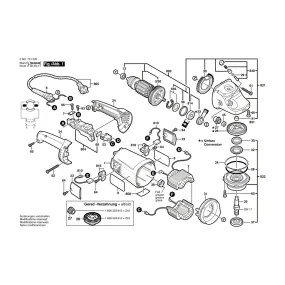 Pièces détachées Meuleuse BOSCH GWS 20-180 0601751020