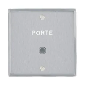 Poussoir lumineux marquage Porte acier brossé Art d'Arnould univers Mémoire 67191 par Legrand