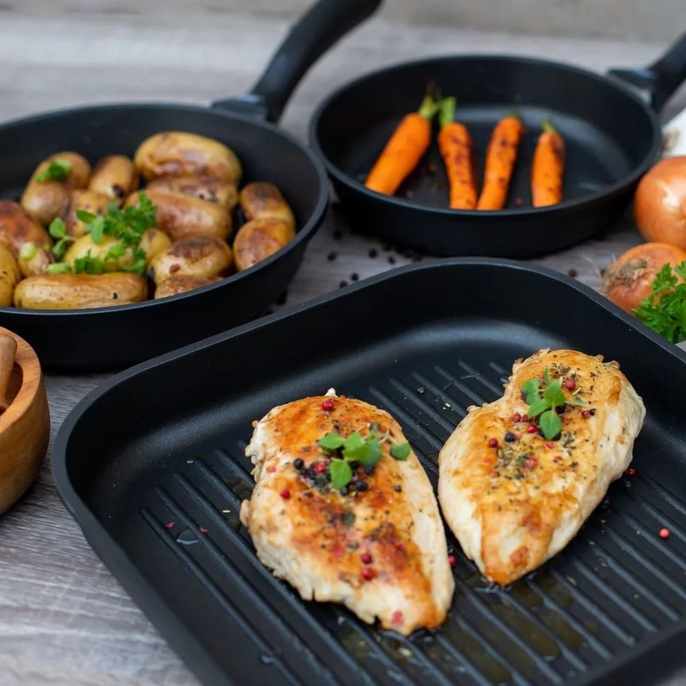Poêle grill 28cm elo alucast