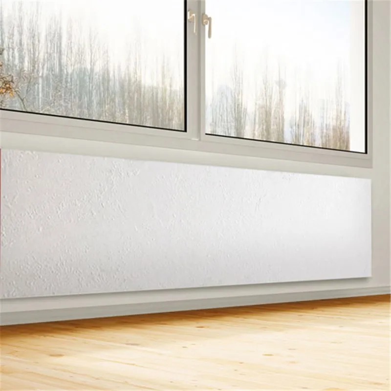Radiateur Résine 904 Ardoise, RW9003HX-904 1200W Horizontal Blanc Cosy Art