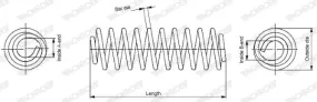 Ressort de suspension MONROE SP3921 