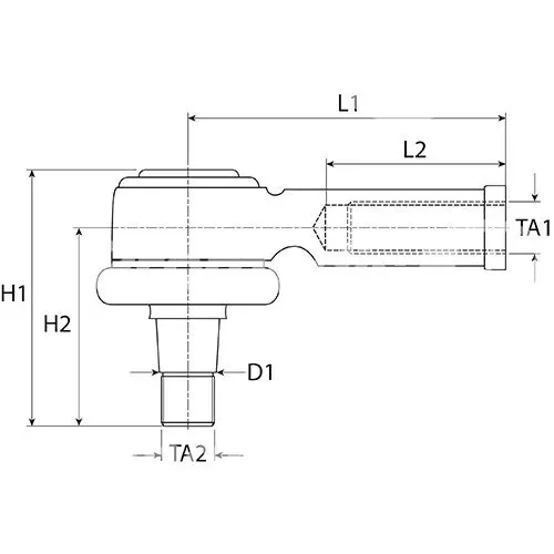 Rotule Droite - M24 X 1.5 Rh