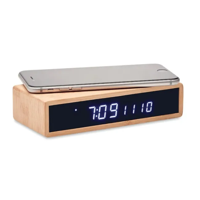 Réveil chargeur à induction personnalisable 