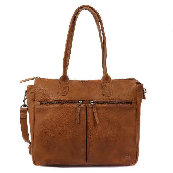 Sac à main Callisto Pelle Binni Cui Cognac | Bear Design - Gandy.fr