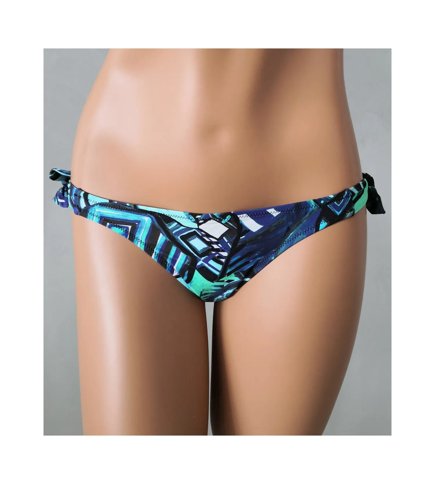 Slip de bain lacets Antigel l'Art Première bleu | Lingerie Sipp