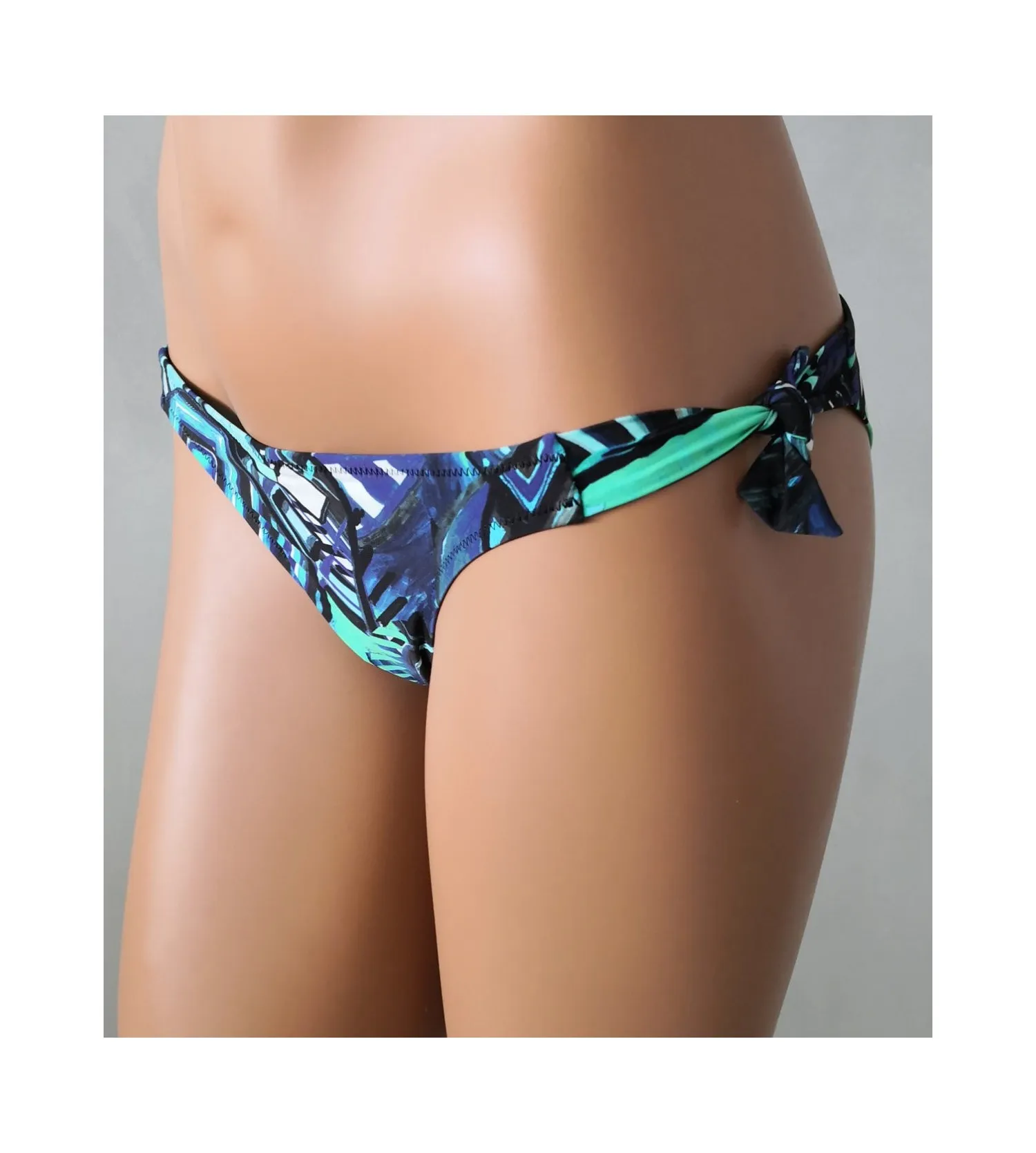 Slip de bain lacets Antigel l'Art Première bleu | Lingerie Sipp