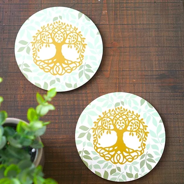 Sous-Verre Arbre De Vie | Art De La Table Indien | Pankaj Boutique