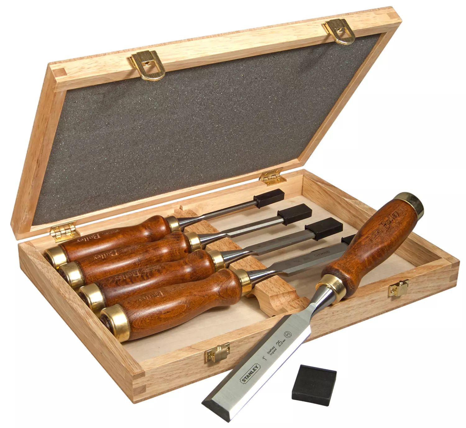 Stanley 2-16-217 - Jeu de ciseaux à bois Bailey Bôite en bois