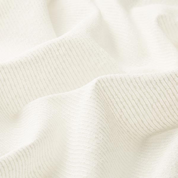 Tissu rideau rayures effet fil 300 cm – blanc
